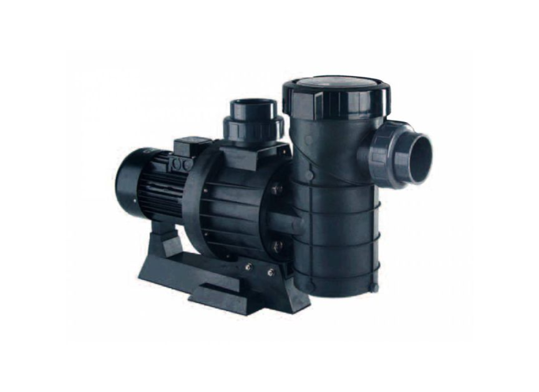 Astral Pool 08004 high flow large capacity single-speed pool pump with sturdy design and digital controls, ideal for residential pools.