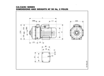 Lowara CA200/35N-V Stainless Steel Three-Phase Centrifugal Pump for Cooling with FPM Elastomers