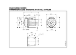 Lowara CEA 370/2V Stainless Steel Horizontal Centrifugal Pump for Cooling Systems with Closed Impeller