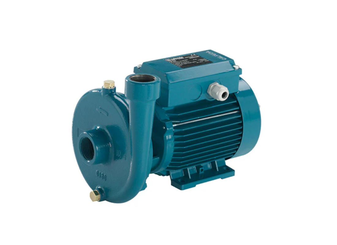 Calpeda CM 16/1 cast iron centrifugal pump with open impeller for efficient fluid transfer in industrial applications.
