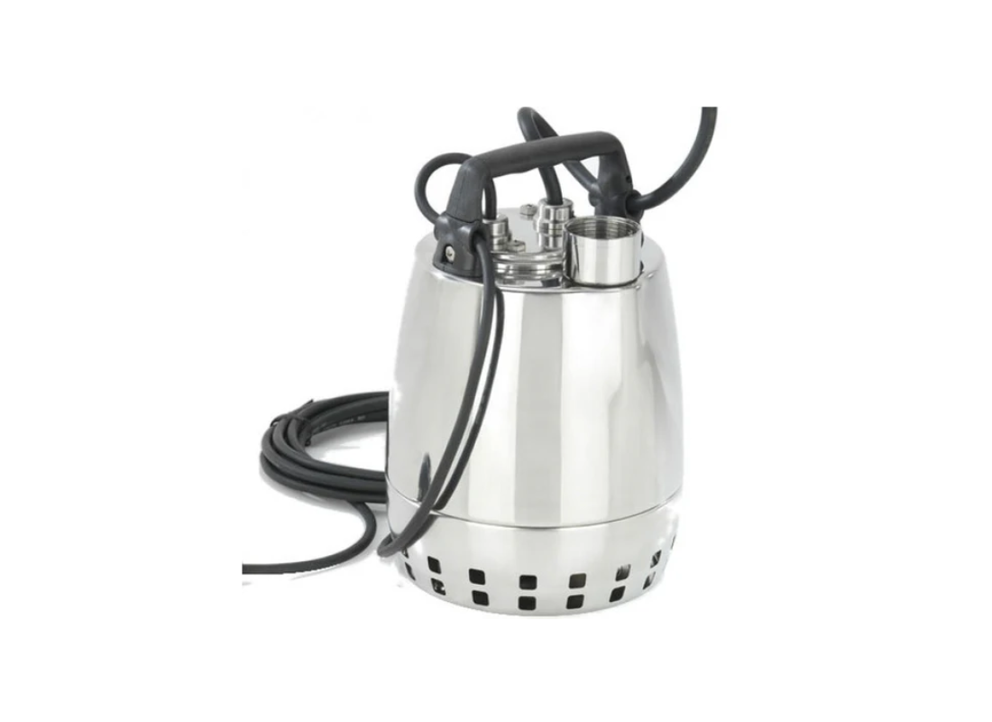 Calpeda GXRM 13 stainless steel submersible drainage pump with float switch for water removal and drainage applications.