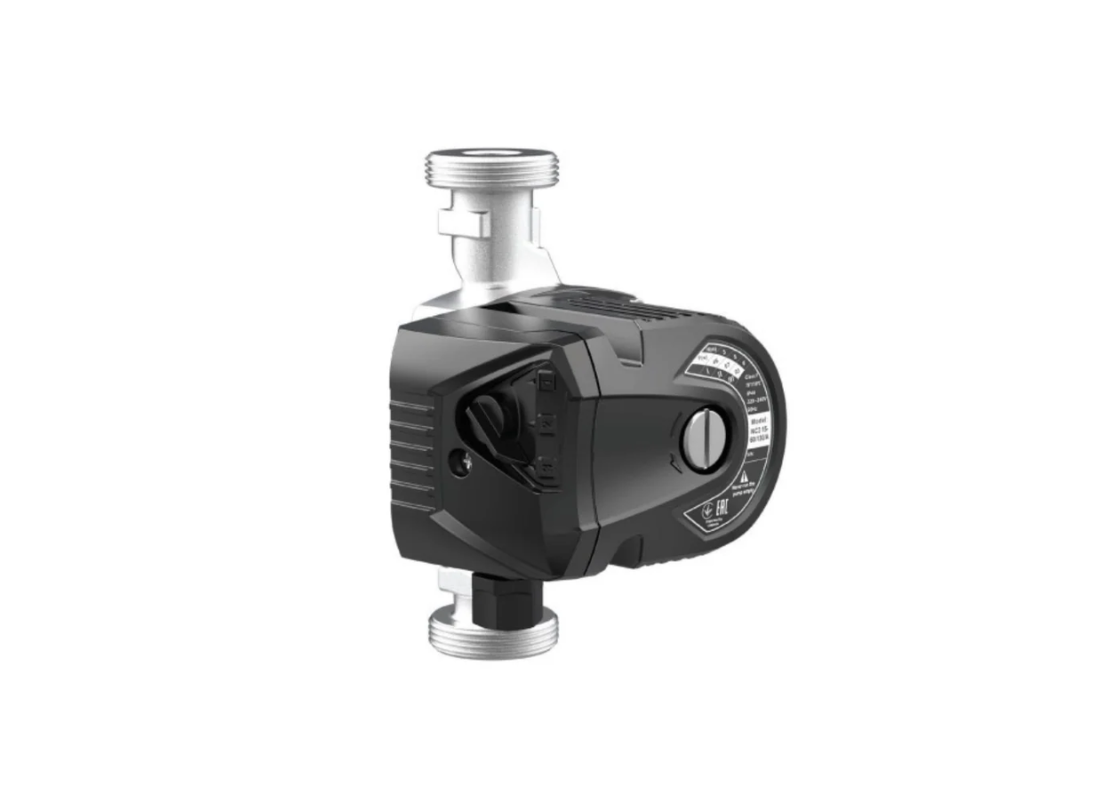 Calpeda I-NC3 20-60/150 stainless steel hot water circulation pump with three speed settings, designed for efficient water flow.