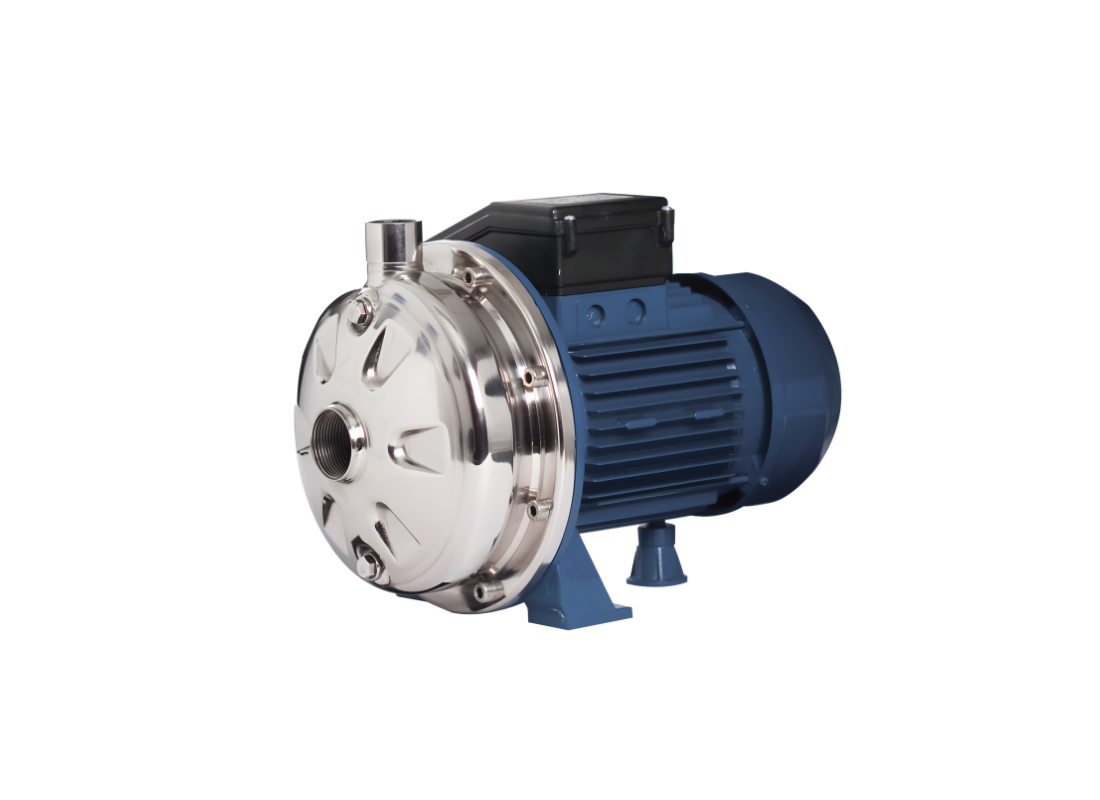Ebara CDXM 70/05 stainless steel centrifugal pump with single impeller, used for industrial fluid transfer and pumping applications.