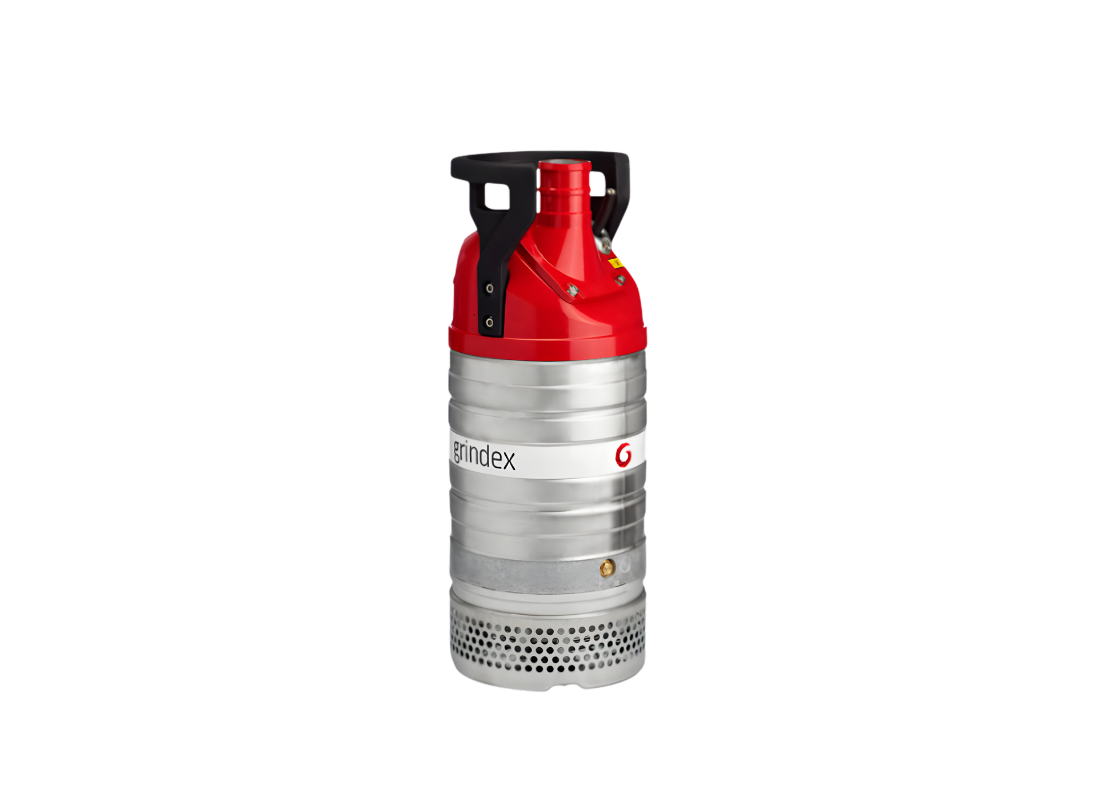 Grindex Minor N-3 submersible drainage pump with semi-open impeller, designed for normal pressure drainage applications.