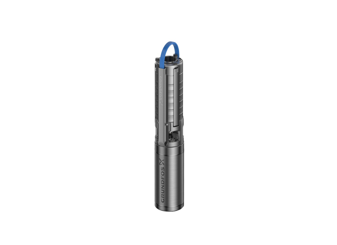 Grundfos SP 2A-6 4-inch stainless steel submersible bore pump with MS402 4W motor for groundwater extraction and well water pumping