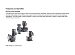 Grundfos DMX 115-3 Thermoplastic EPDM 3-Phase Dosing Pump for Reverse Osmosis with Mechanical Diaphragm