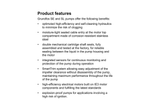 Grundfos SL.100.130.2.52S.N.51D.A.T Cast Iron 2-Pole Sewage Pump for Wastewater with Open S-Tube Impeller