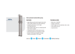 Grundfos SQF 3A-10 N Stainless Steel Solar Submersible Pump for Irrigation Distribution with Closed Impeller
