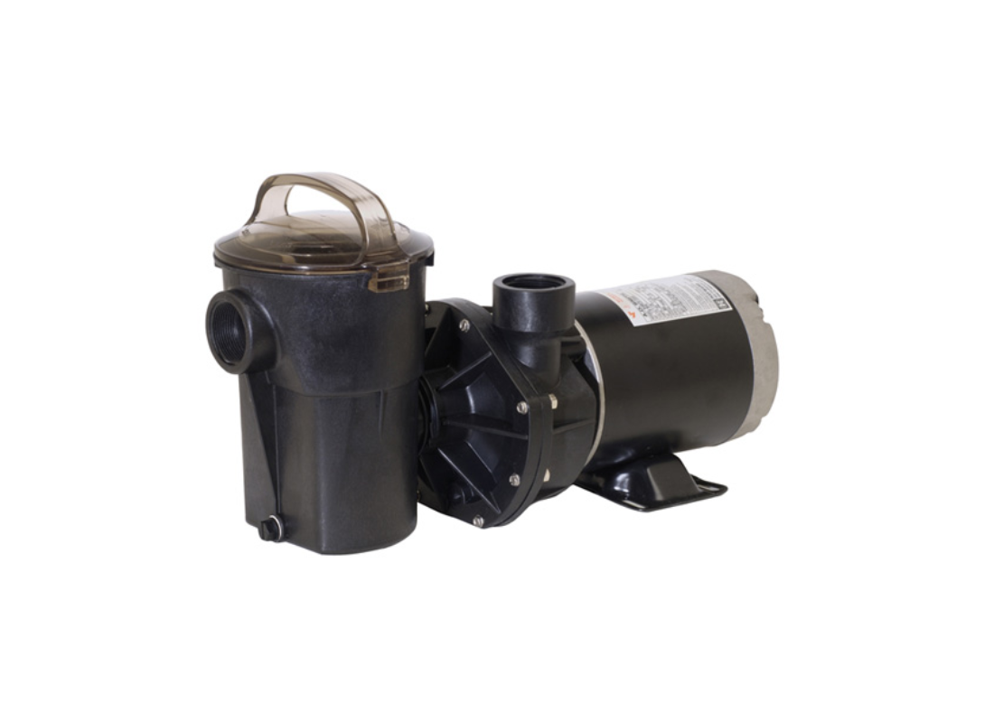Hayward E-Flo SP1580 energy-efficient single-speed pool pump with motor and pump housing for residential use