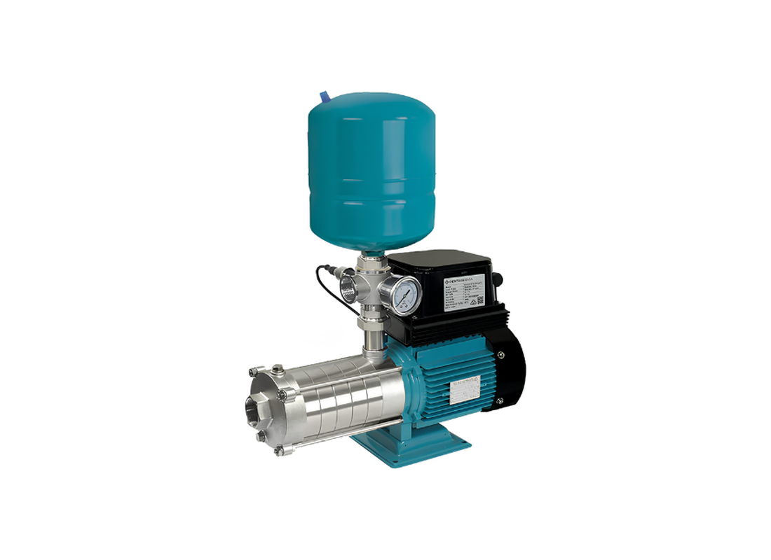 Onga IMH750K stainless steel variable speed multistage centrifugal water pump with closed impeller for pressure applications.