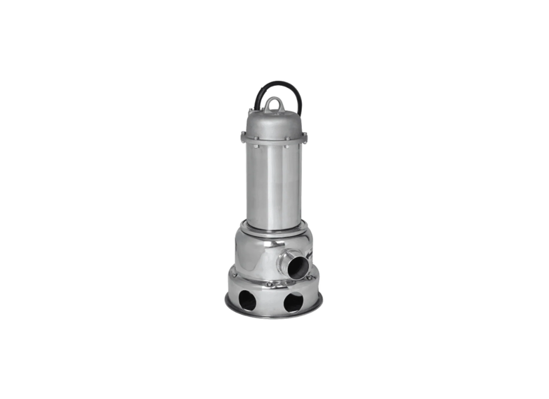Jung Priox 600/13 stainless steel submersible wastewater pump with vortex impeller for efficient sewage handling.
