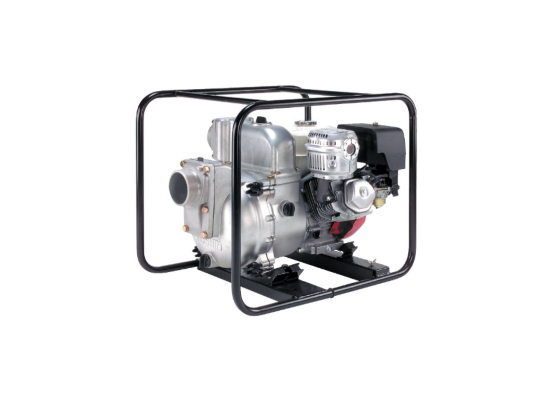 Pumpmaster KTH100X cast iron trash transfer pump with Honda GX340 petrol engine, high flow capacity, rugged design.
