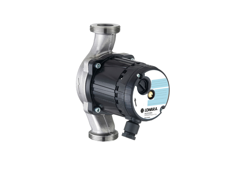 Lowara TLCN 20-2.5 Stainless Steel Hot Water Circulator Pump with Three Speed Setting
