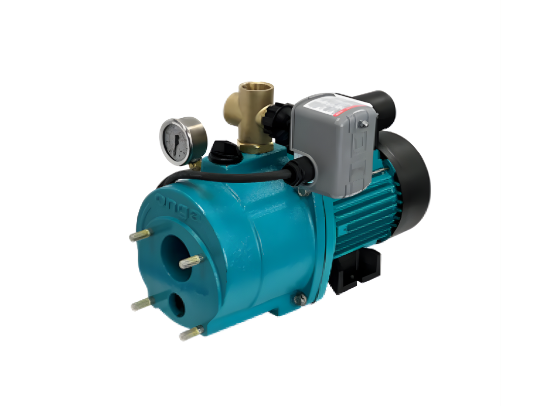 Onga JJ400 FarmMaster Junior self-priming jet-assisted pressure pump with pressure switch for farm irrigation and water supply.