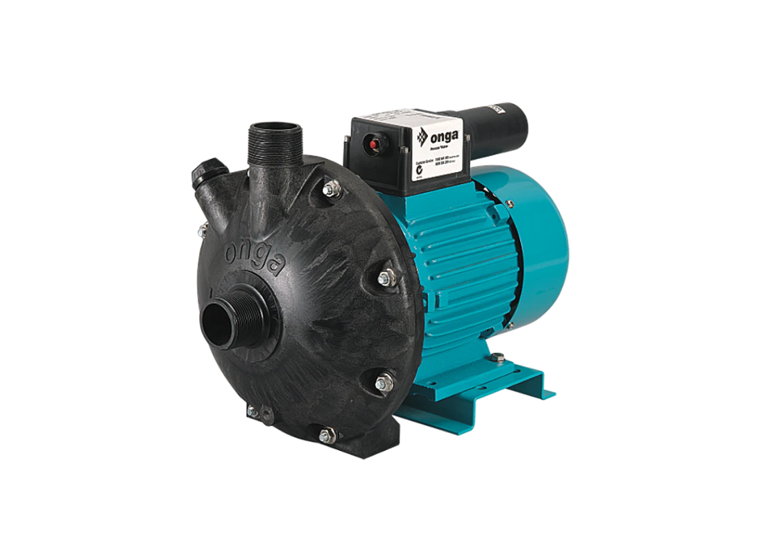 Onga 147 composite high flow centrifugal irrigation pump with polycarbonate impeller and cast iron body, for efficient water transfer.