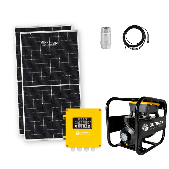 Outback Pathfinder AC/DC Hybrid 800W Surface Solar Transfer Pump Kit ...