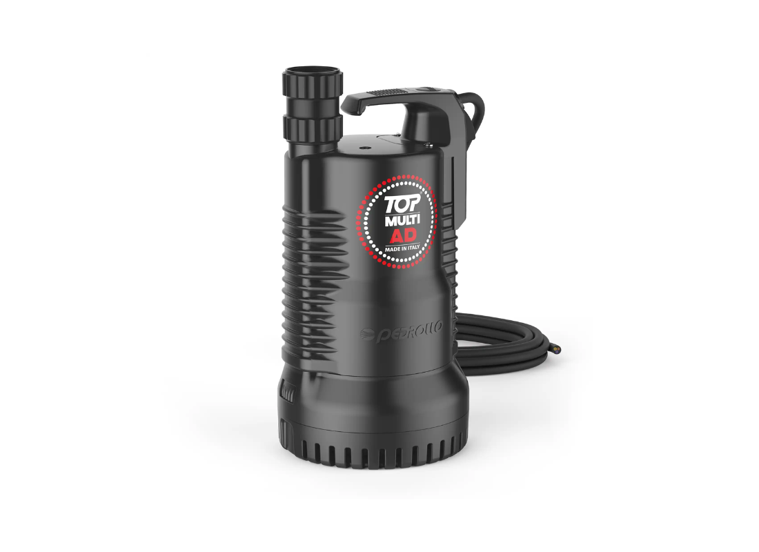 Pedrollo TOP MULTI 1-AD Technopolymer submersible drainage pump for AdBlue liquid, designed for efficient fluid removal.
