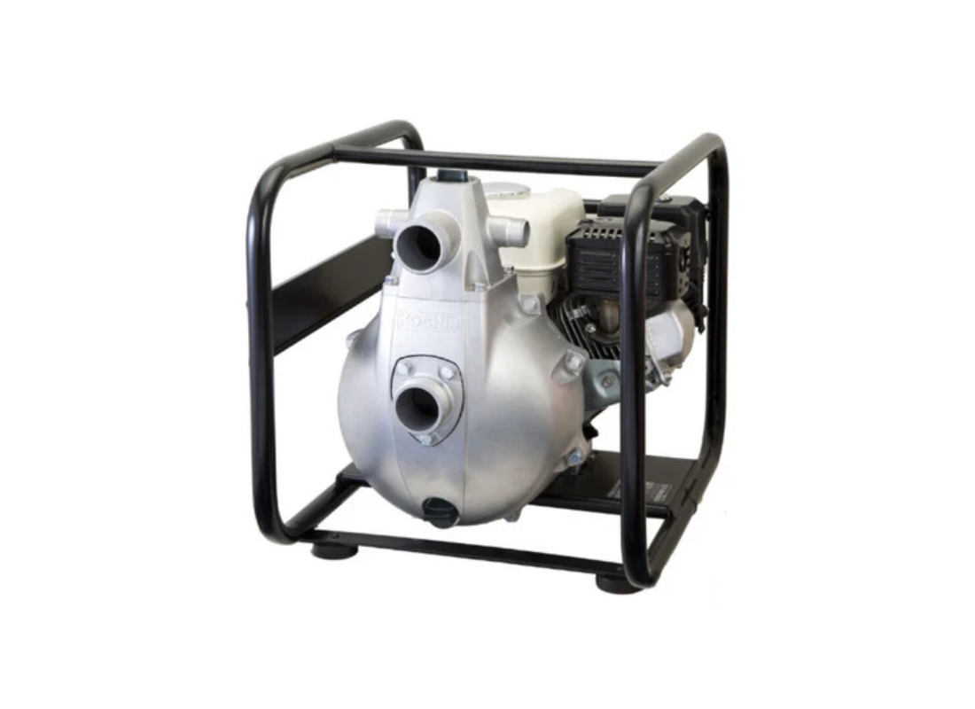 Pumpmaster SERH-50Z aluminium firefighting pump with Honda GX200 petrol engine, durable and portable for emergency fire response.