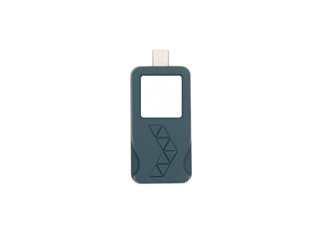 Rain NUVOLA MINI WiFi dongle for irrigation systems, compact device with WiFi connectivity for remote watering control.
