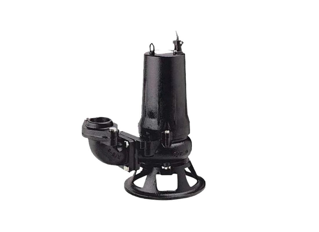 Tsurumi 50C2.75S cast iron submersible wastewater pump with heavy-duty cutter, designed for efficient sewage and waste water pumping.
