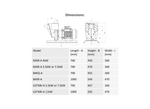 Aussie Pumps GMP G3TMK-A/X 11KW Stainless Steel Three Phase Chemical Transfer Pump with Open Impeller