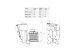 Aussie Pumps GMP GB1.5KQ-A/ATEX3P Flameproof Three Phase 1½" Ports Diesel Transfer Pump with Open Impeller