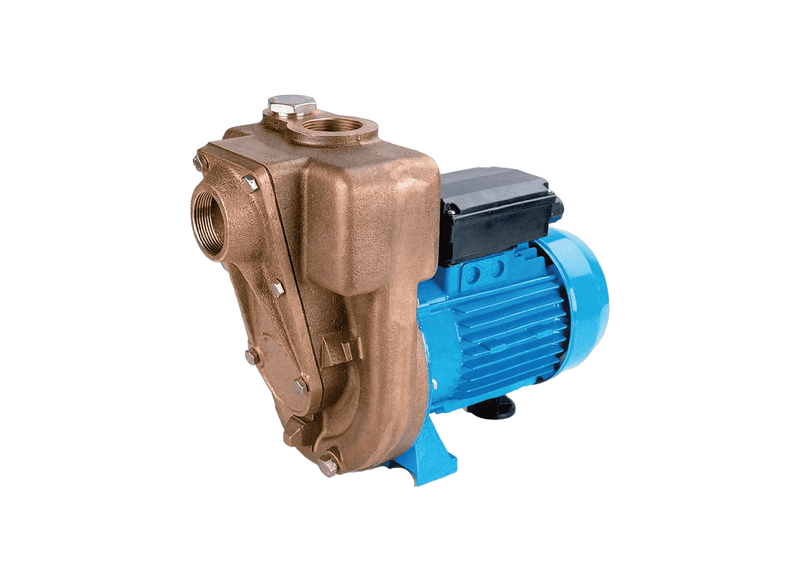 Aussie Pumps GMP GB1KQ-A/B 0.373P Nial Bronze 1" Ports Three Phase Marine Transfer Pump with Open Impeller