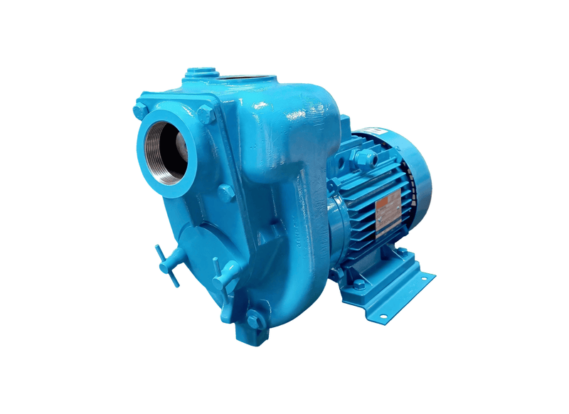 Aussie Pumps GMP GB2KQA/ST2.21PS2 Cast Iron Single Phase Series 2 Semi-Trash Pump with Open Impeller