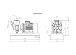 Aussie Pumps GMP GB2ZPM-A15KW Cast Iron Three Phase High-Head Transfer Pump with Closed Impeller