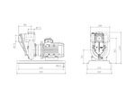 Aussie Pumps GMP GB3XR-A/B 4KW Nial Bronze 3" Ports Three Phase Marine Transfer Pump with Open Impeller