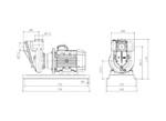 Aussie Pumps GMP GB3XR-A/B 7.5KW Nial Bronze 3" Ports Three Phase Marine Transfer Pump with Open Impeller