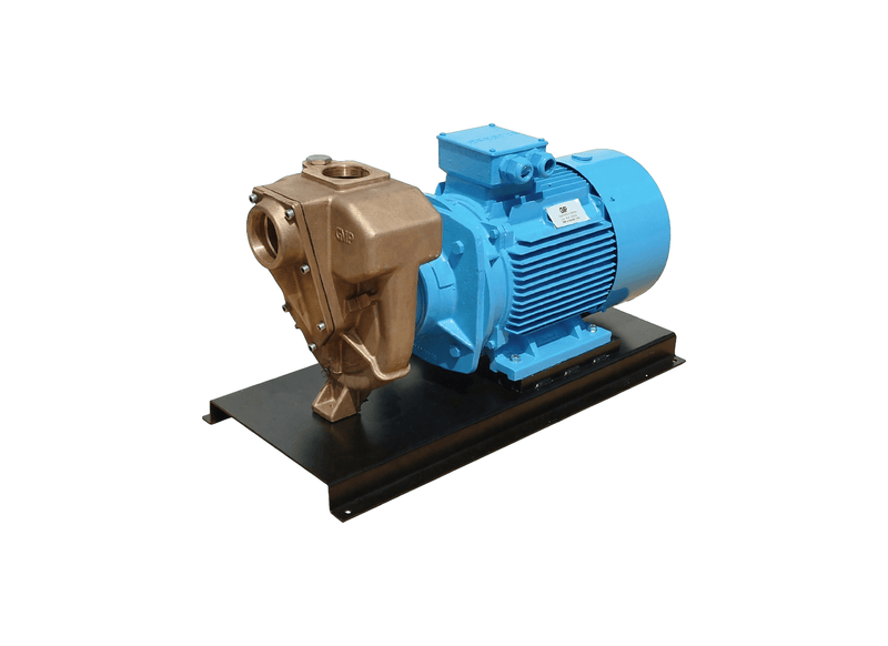 Aussie Pumps GMP GB3ZPM-A/B18KW High-Head Nial Bronze Three Phase Marine Transfer Pump with Open Impeller