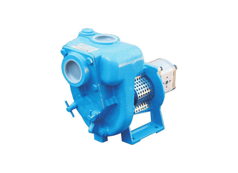 Aussie Pumps GMP GB4KQ-A/ST HYD High-Power Cast Iron 4" Ports Hydraulic Semi-Trash Pump with Open Impeller