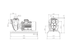 Aussie Pumps GMP GB4XR-A/B 15KW3P Nial Bronze 4" Ports Three Phase Marine Transfer Pump with Open Impeller