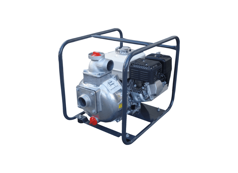 Aussie Pumps Industrial QP209/GX200 Aluminium 6.5HP Gusher Pump with Honda GX200 Petrol Engine