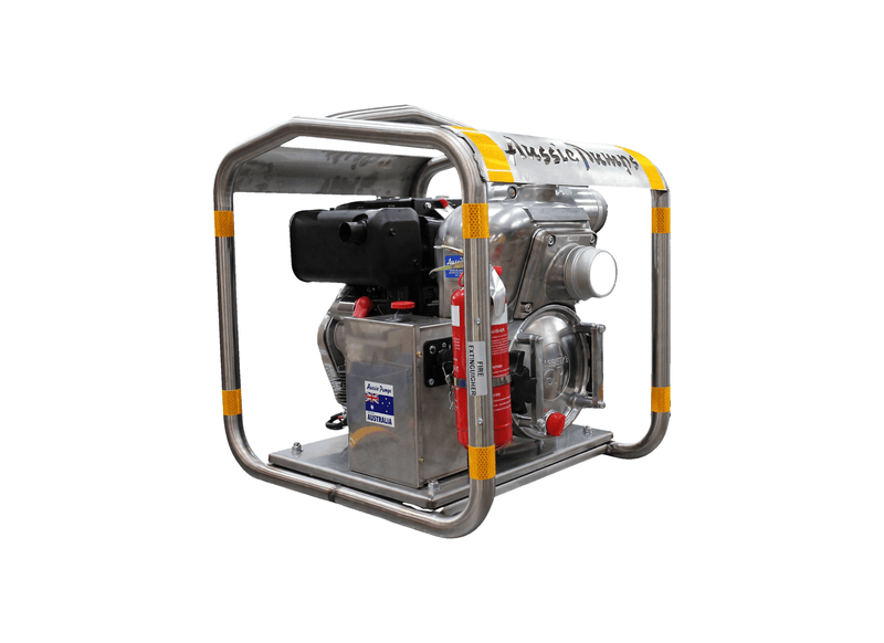 Aussie Pumps Industrial QP301T/L70 Aluminium 7HP Trash Pump with Yanmar L70 Diesel Engine