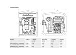 Aussie Pumps Mine Boss QP310SX/L100EMS2 Aluminium 10HP Water Transfer Pump with Yanmar L100EMS2 Diesel Engine