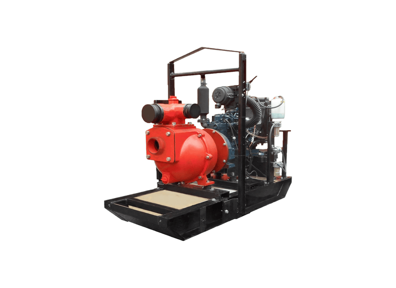 Aussie Pumps Mr T QPT405SLTD/D722 Aluminium 20HP Twin Impeller Firefighting Pump with Kubota D722 Diesel Engine