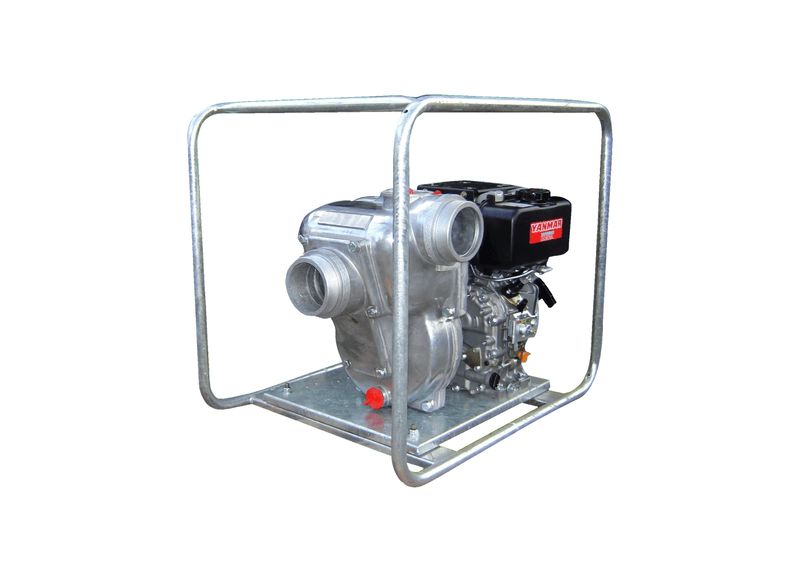 Aussie Pumps QP402SXL100EMS2 Aluminium 10HP Water Transfer Pump with Yanmar L100EMS2 Diesel Engine