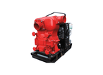 Aussie Pumps QP60TD QP-60TD/D1105 Cast Iron 24.8HP Skid Mount Trash Pump with Kubota Diesel Engine