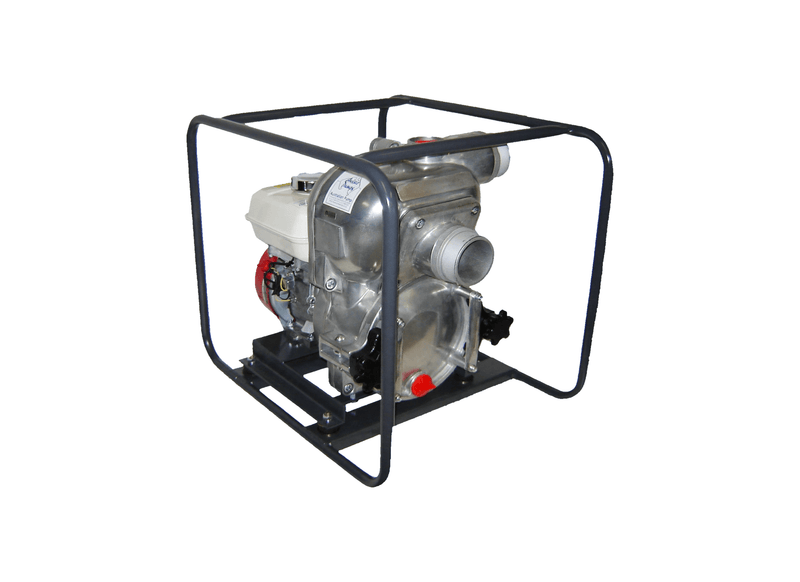 Aussie Pumps Quik Prime QP300T/GX200E Aluminium 6.5HP Trash Pump with Honda GX200E Petrol Electric Start Engine