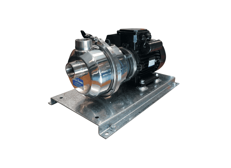 Aussie Pumps RISP2BGV/2.2KW 316 Stainless Steel 2" Ports Single Phase Chemical Pump with Silicon-Carbide Seal