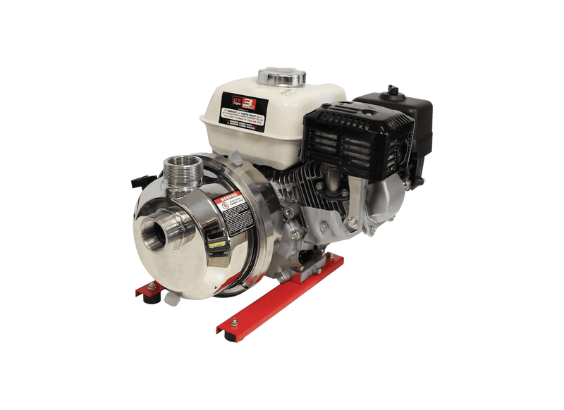 Aussie Pumps RISP2BGV/GX200E Stainless Chemical Pump with Polypropylene Internals and Honda Petrol Electric Start Engine