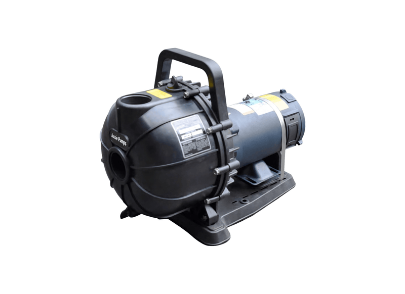 Aussie Pumps RSE2AB-DC.5C-12 12V DC 2" Ports Marine Self-Priming Transfer Pump with Polyester Wet End