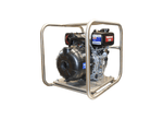 Aussie Pumps RSE3BSV/L48E Polyester 3" Ports Full-Frame High-Flow Pump with Yanmar Diesel Electric Start Engine
