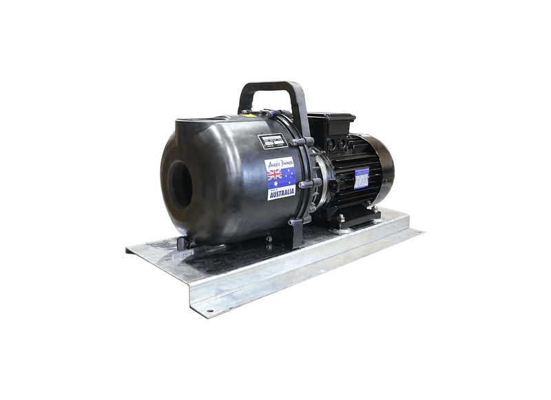 Aussie Pumps RSE3BXV/4/415 Polyester 3" Ports Three Phase High-Head Chemical Pump with Protek Motor