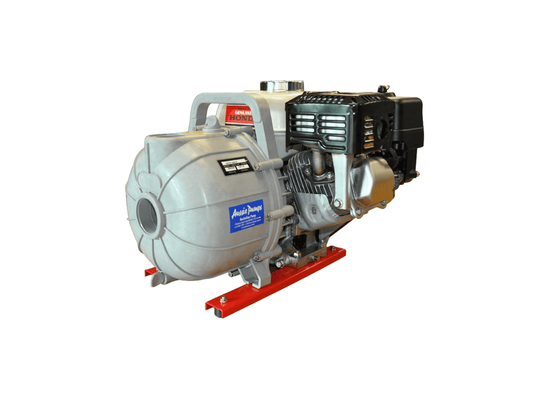 Aussie Pumps RSPRY2BRV/GX200E Polypropylene 2" Ports Chemical Pump with Honda Petrol Electric Start Engine
