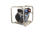 Aussie Pumps RSPRY2BRV/L48E Polypropylene Full-Frame Chemical Pump with Yanmar Diesel Electric Start Engine