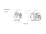Aussie Pumps Skipper QP205SE/GX160MAR Aluminium 5.5HP Marine Transfer Pump with Honda Petrol Engine