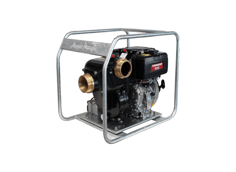 Aussie Pumps Skipper QP310SLEDL100E Aluminium 10HP Marine Transfer Pump with Yanmar Diesel Engine
